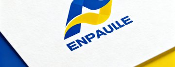 苏宁体育品牌标识，蓝黄色调搭配的图形Logo